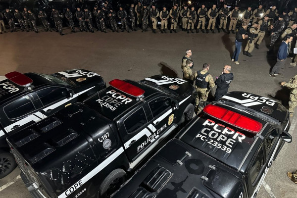 Paraná registra queda de 30,4% nos homicídios e de 18,6% nos roubos em 2025