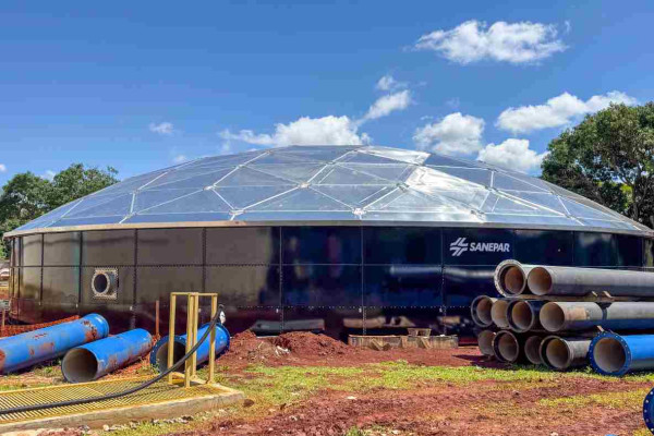 Sanepar avança na interligação de novo reservatório de água em Foz